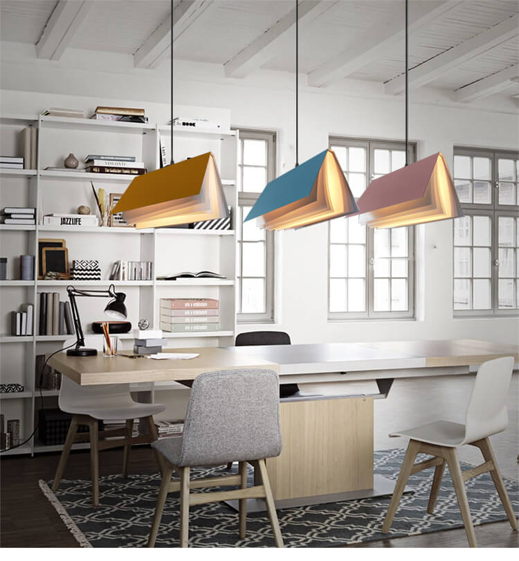Flying Book Pendant Light detail