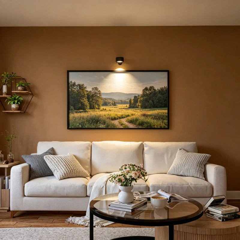 EasyStick cordless wall lamp close up detail — GildNest UK