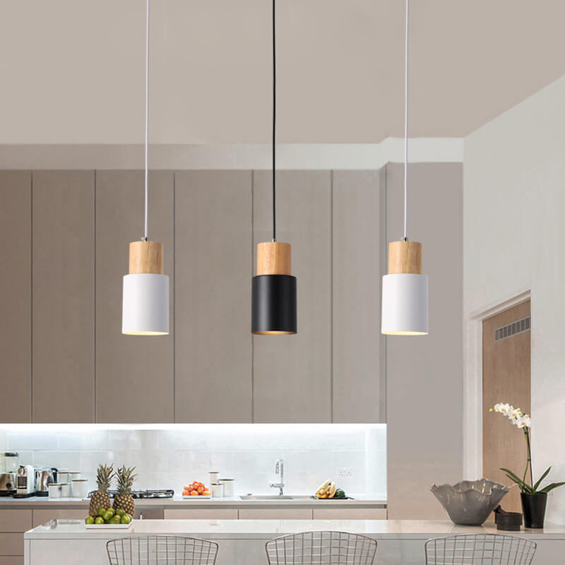 Nordic Macaron Cylinder Aluminium Pendant Light lifestyle