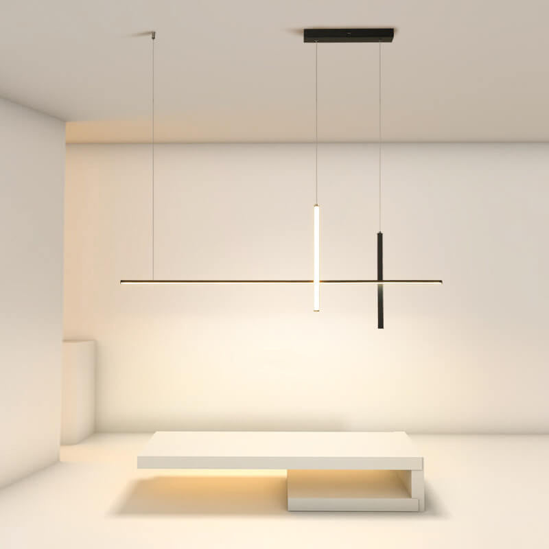 Long Line LED Chandelier detail