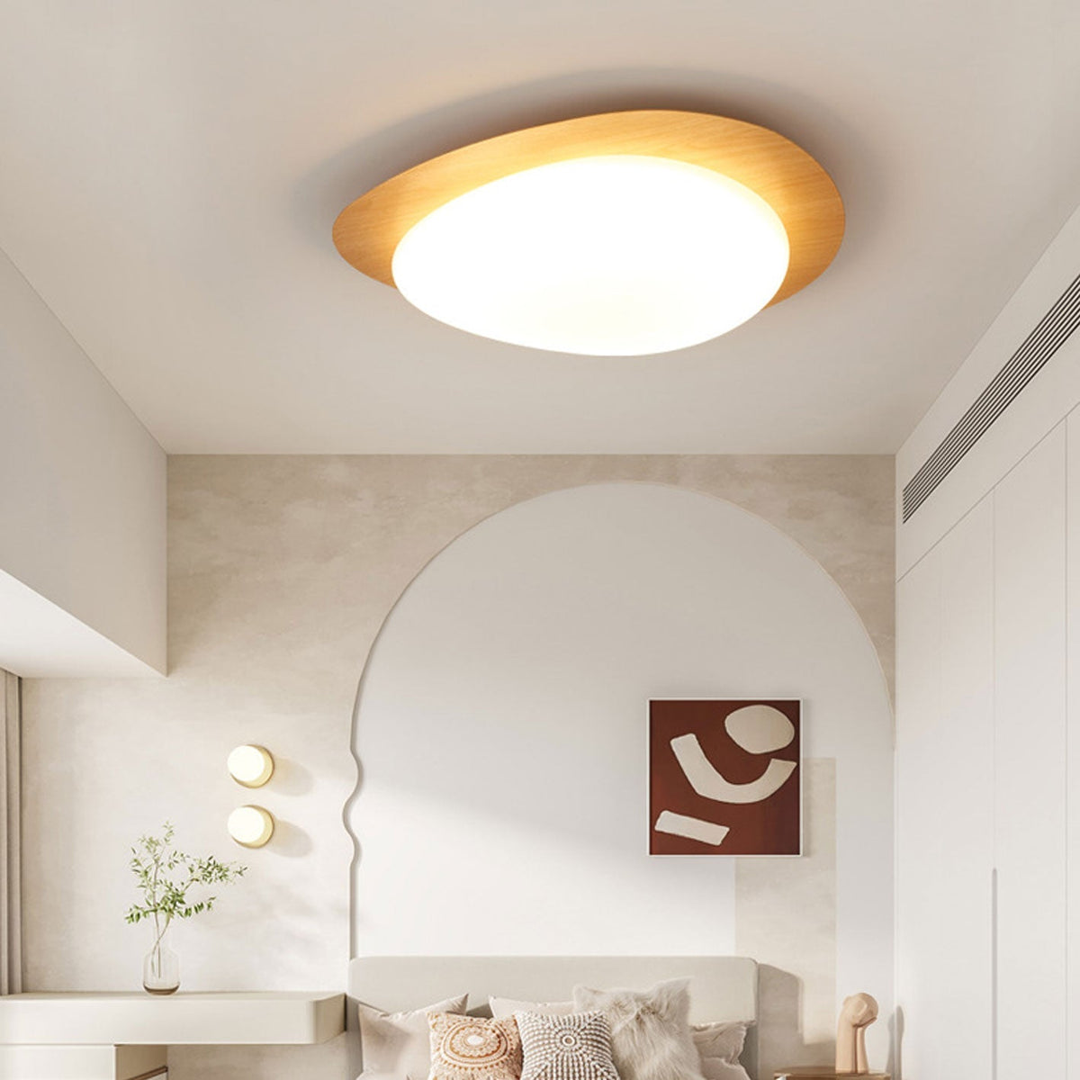 Pebble Flush Mount Ceiling Light detail
