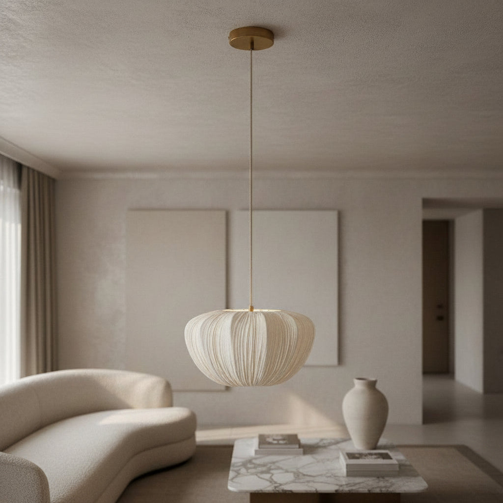 Linbron Curved Frame Pendant over dining table