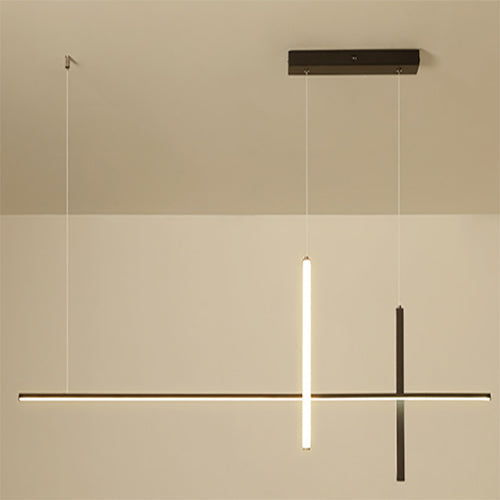 Long Line LED Chandelier detail