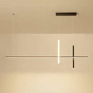 Long Line LED Chandelier detail