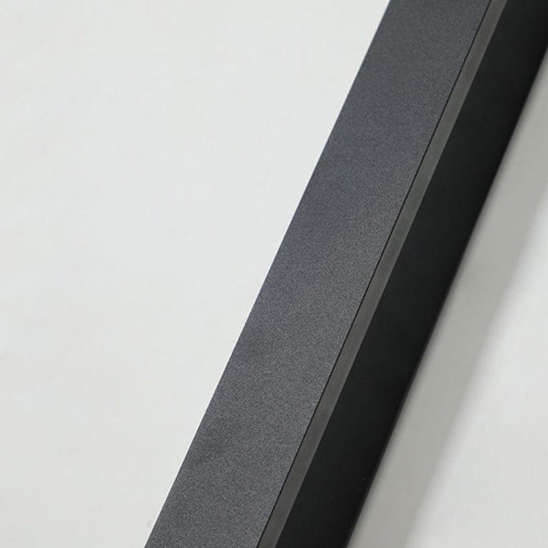 Silex linear outdoor LED wall light matte black — GildNest UK