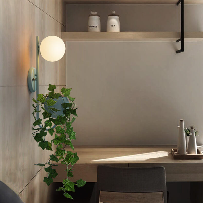 Sphere Wall Sconce Green