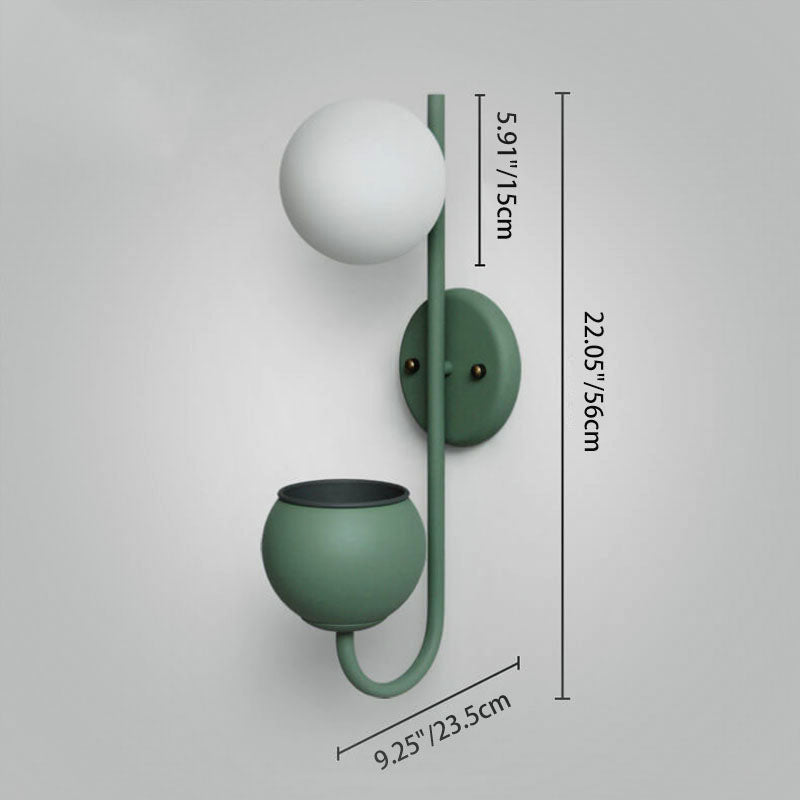 Sphere Wall Sconce detail