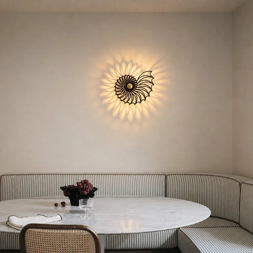 Aegir Nautilus Design Decorative LED Wall lamp
