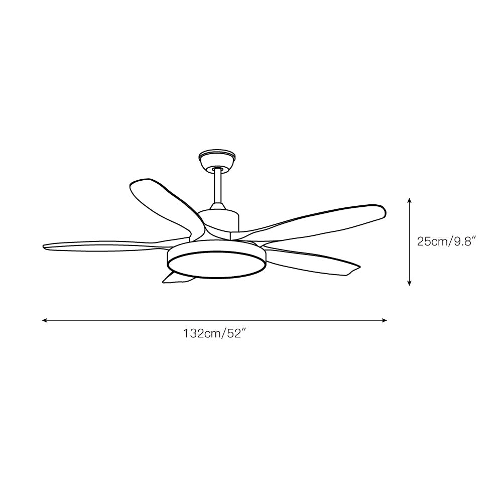 Bronx 52" Ceiling Fan with Light