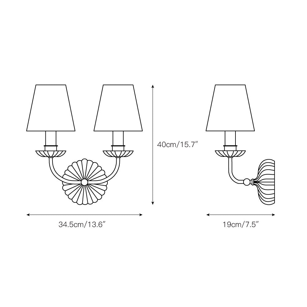 Catina Fluted Wall Light