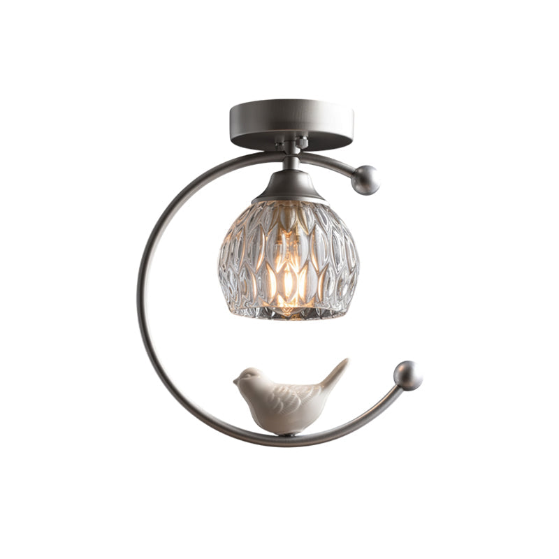 Ceramic Bird Ceiling Lamp