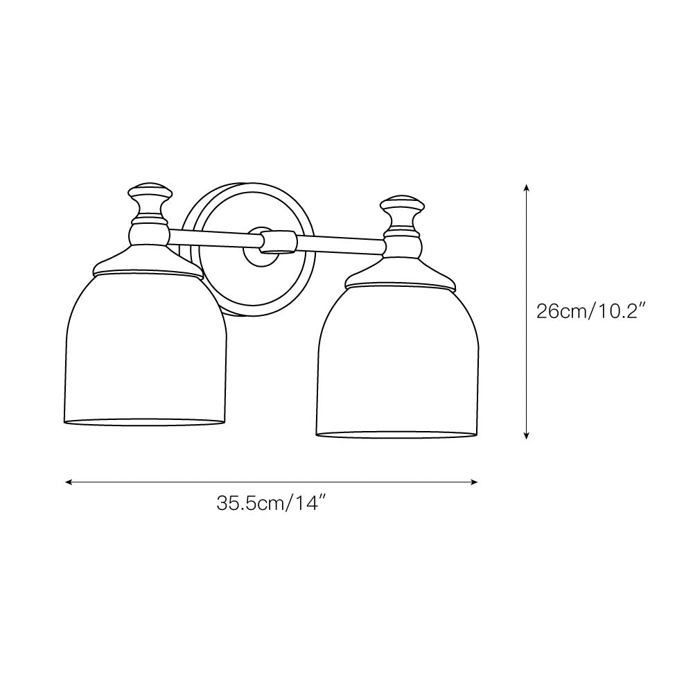 Chart Short-Arm Sconce