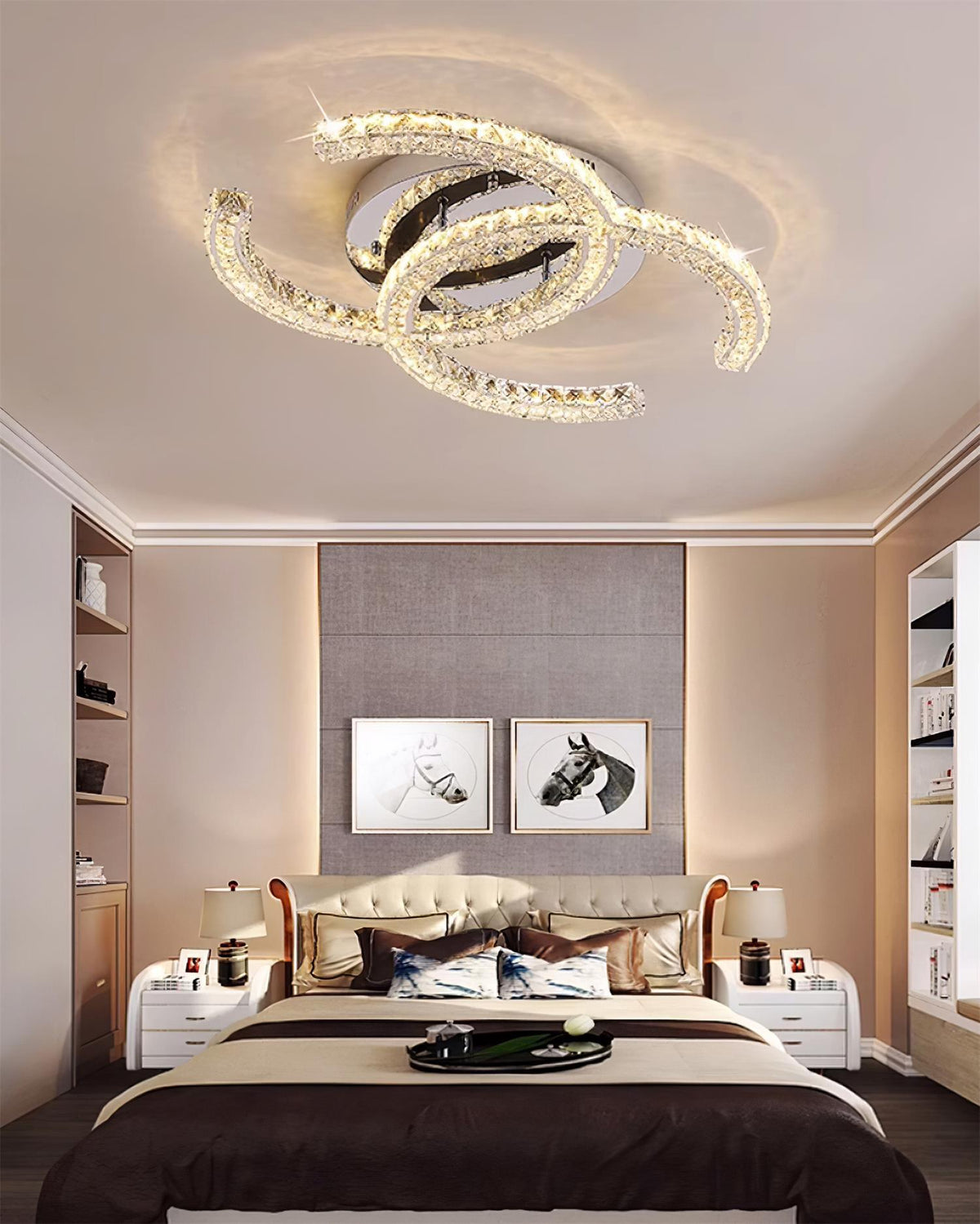 Crystal Ceiling Light detail
