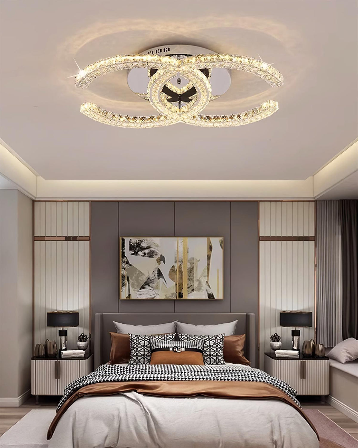 Crystal Ceiling Light detail