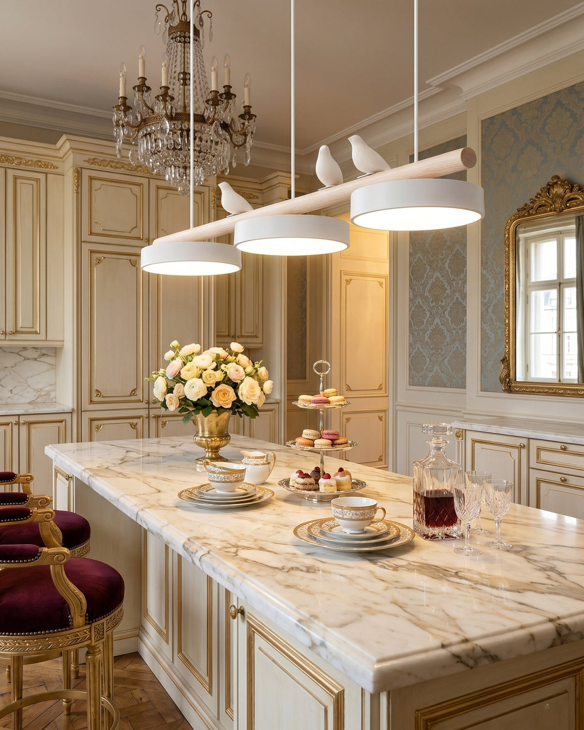 Sienna Bird Linear Pendant Lamp