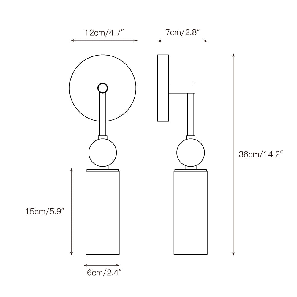 Harlin Alabaster Wall Light