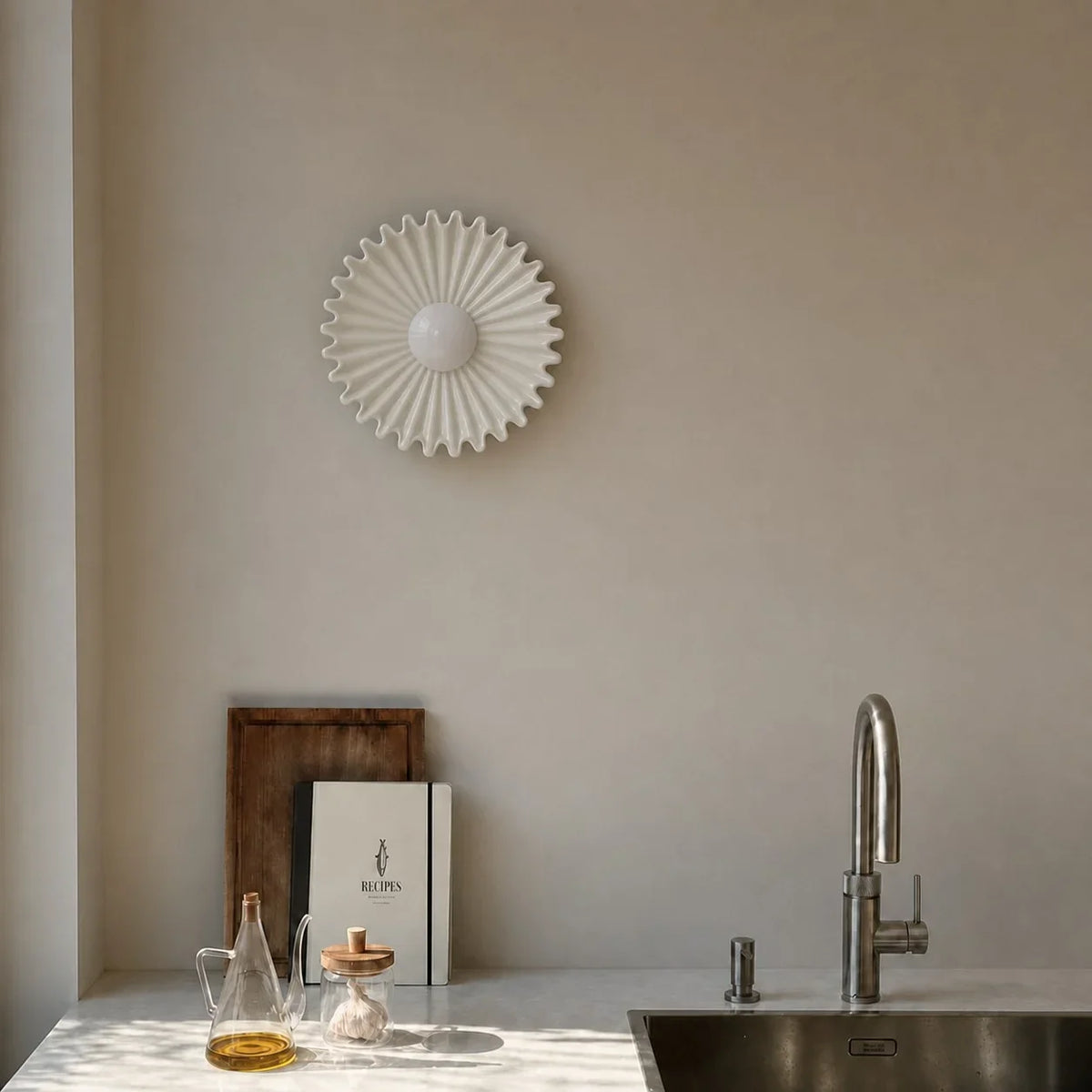 Marenys Modern Ceramic Flower Wall Light