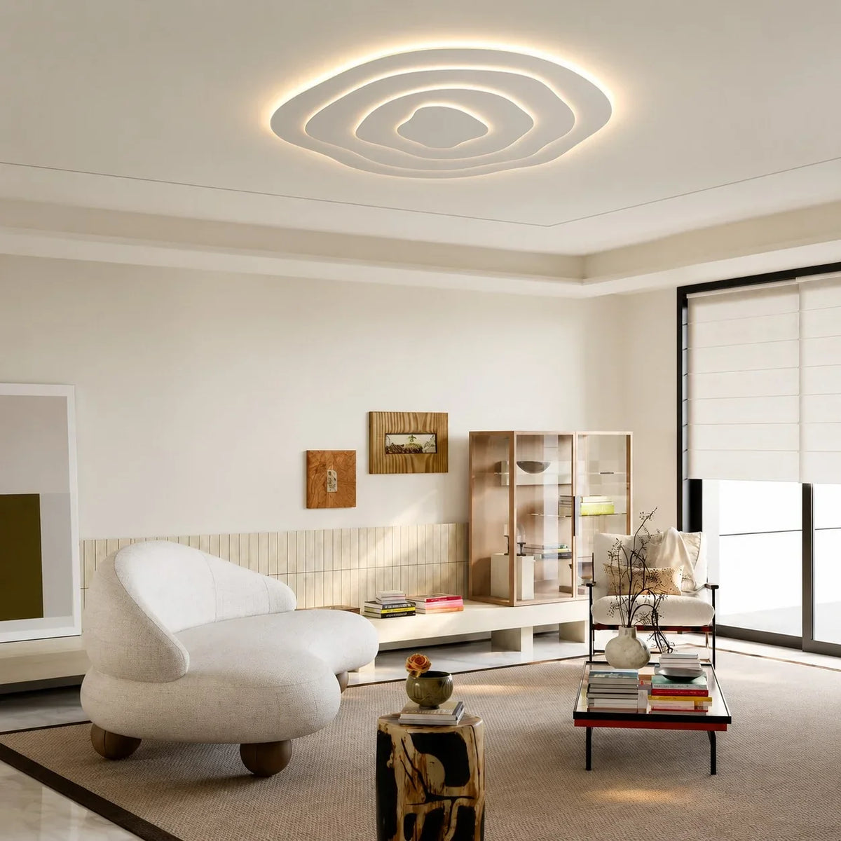 Mimir Modern Minimalist Acrylic Ceiling Light