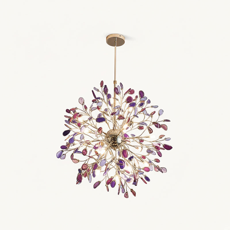 Modern Agate Chandelier