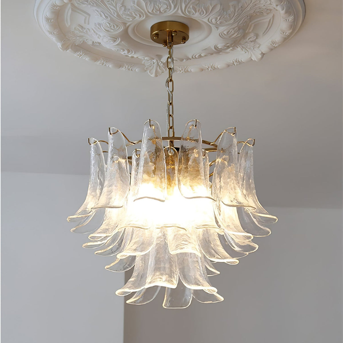 Murano Petal Chandelier