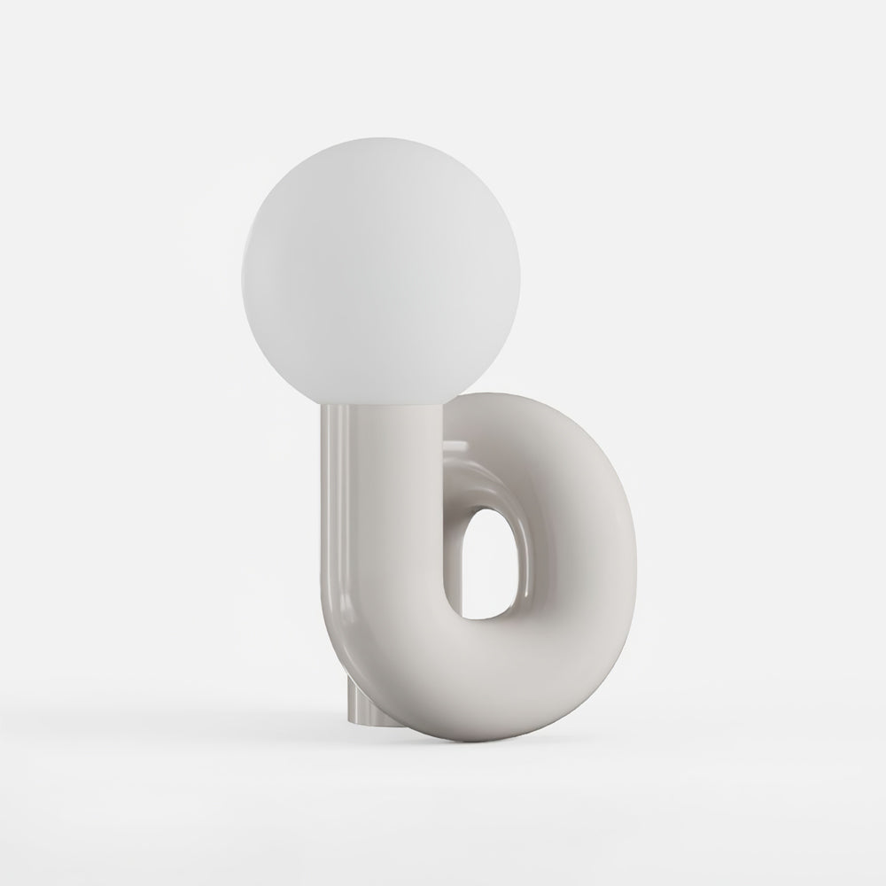 Spiral Glass Table Lamp