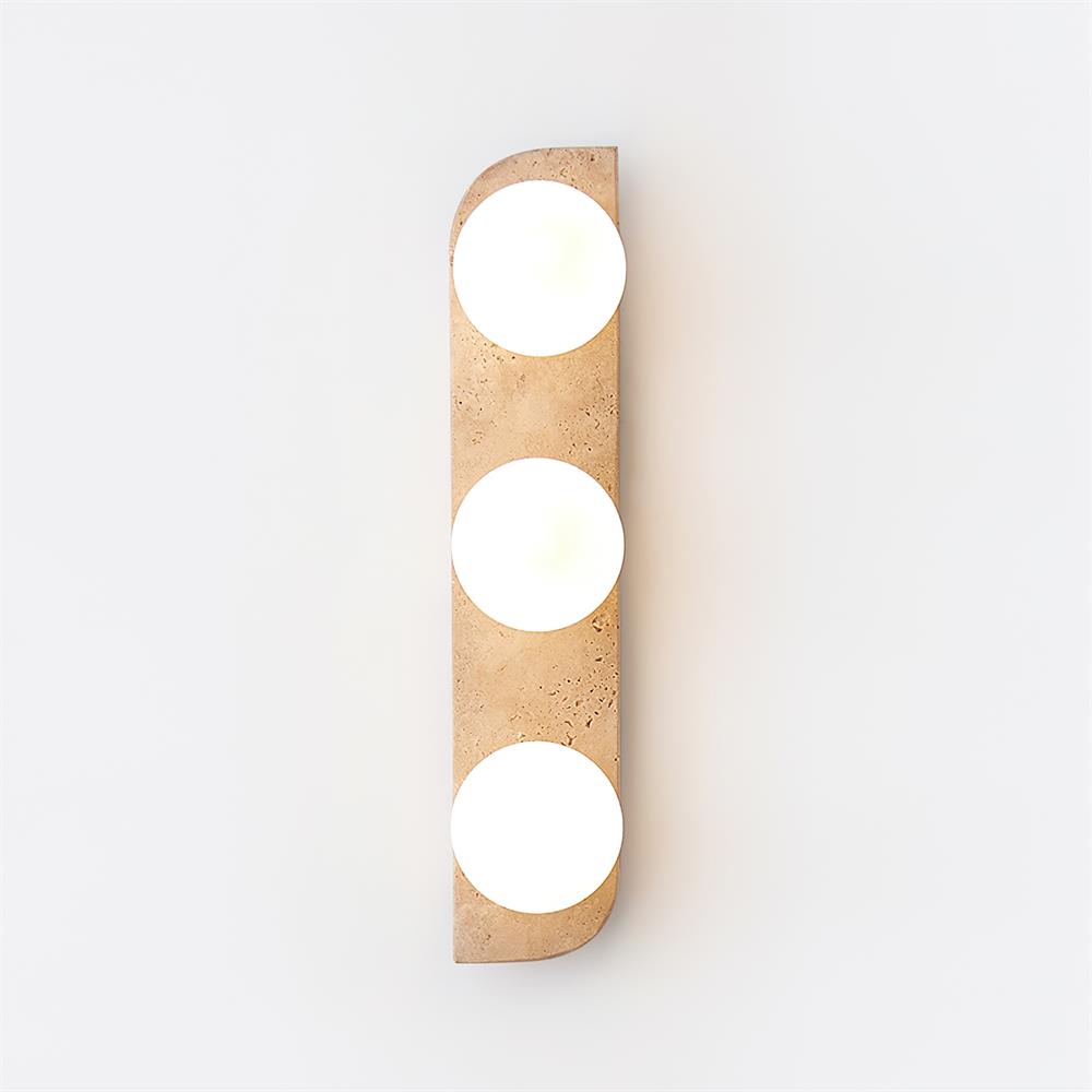 Neptune Travertine Wall Lamp H48cm