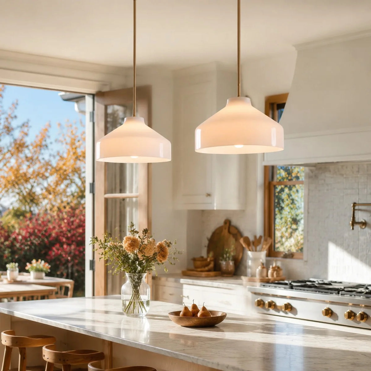 Nerys Nordic Minimalist Morandi Matte Metal Pendant Light