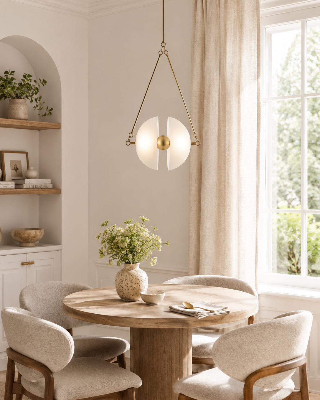 Oyster Glass Pendant Lamp