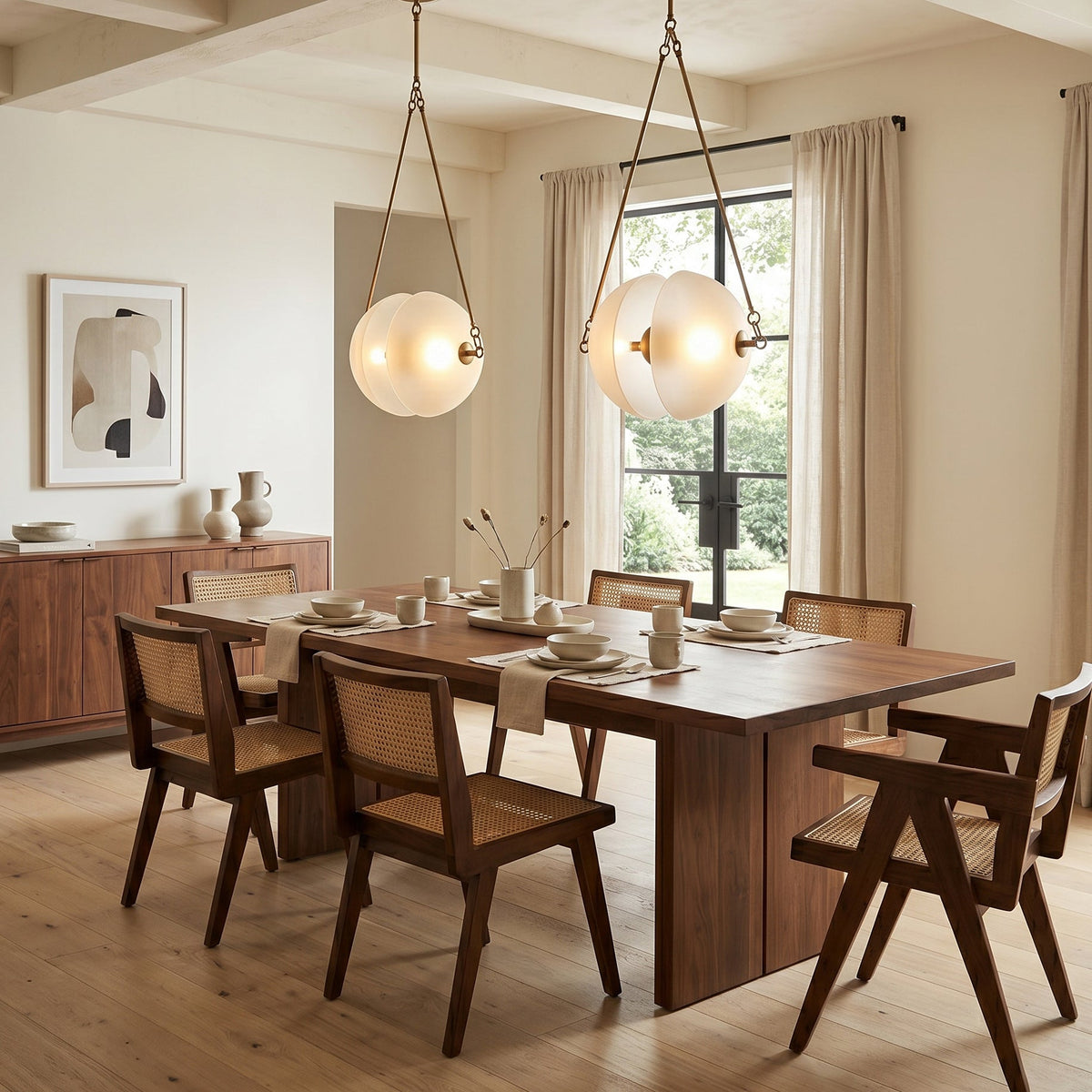 Oyster Glass Pendant Lamp