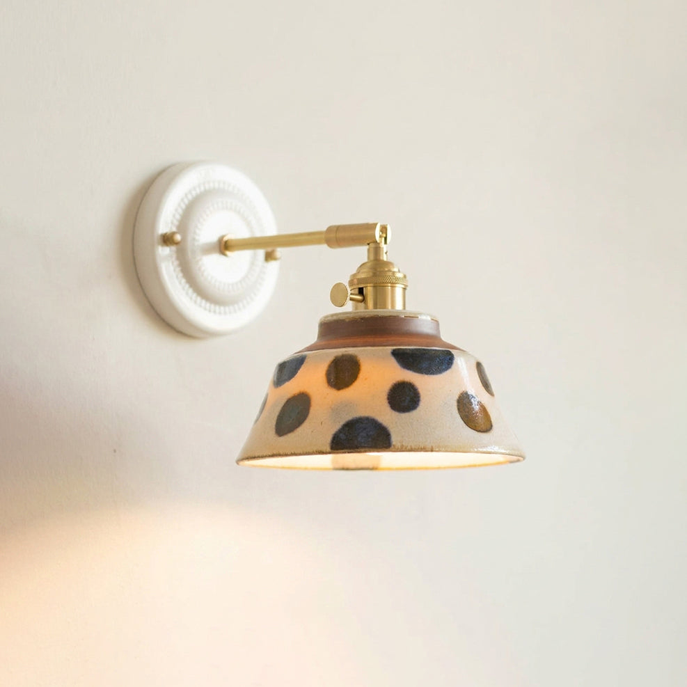 Porcelain Indigo Wall Lamp Model C
