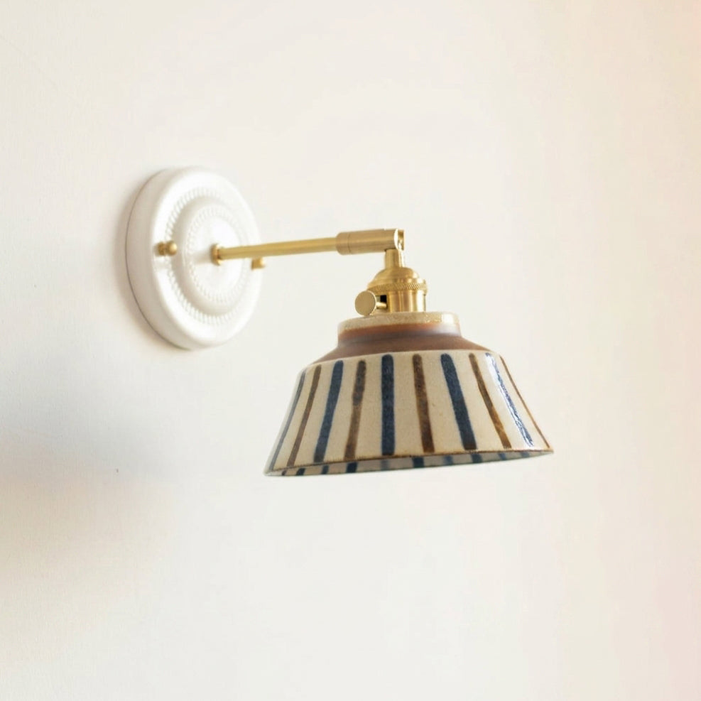 Porcelain Indigo Wall Lamp Model B