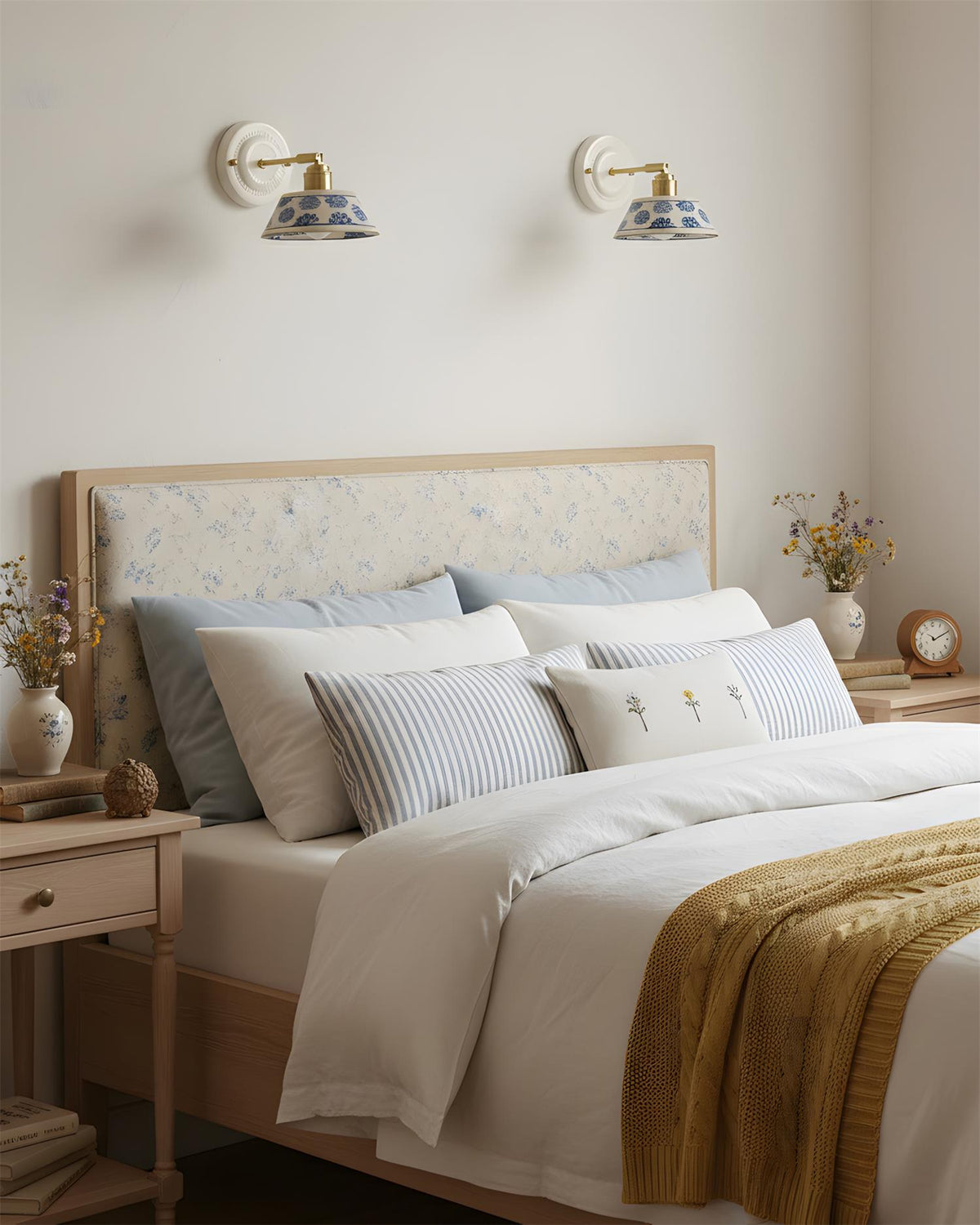 Porcelain Indigo Wall Lamp lifestyle