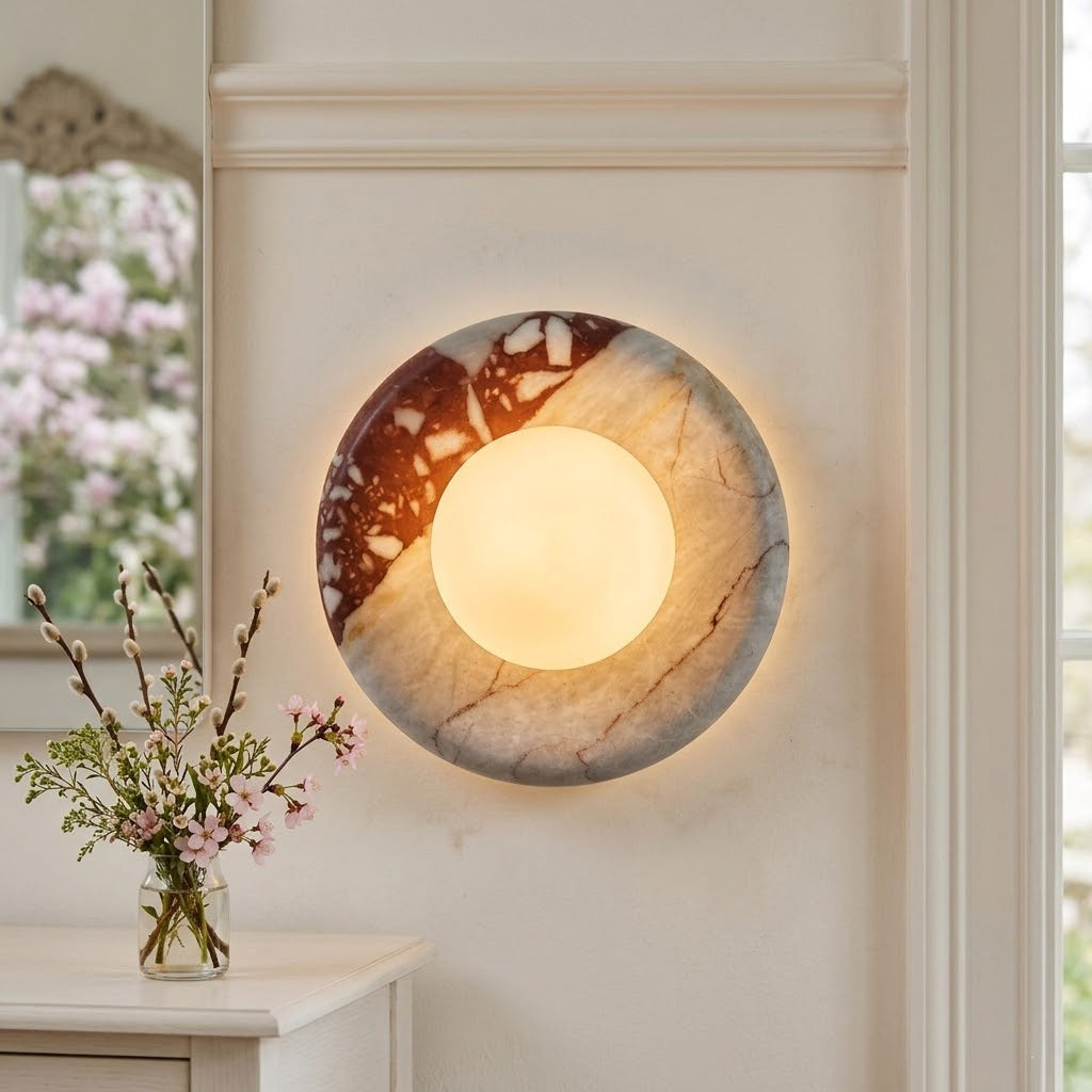 Orli Natural Marble Sconce