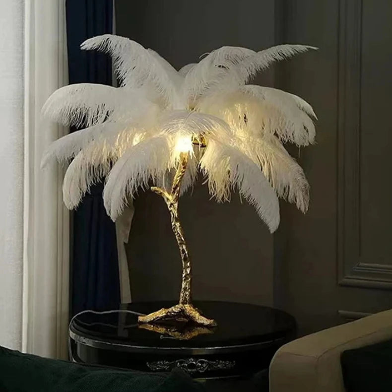 Virel Feather Floor Lamp