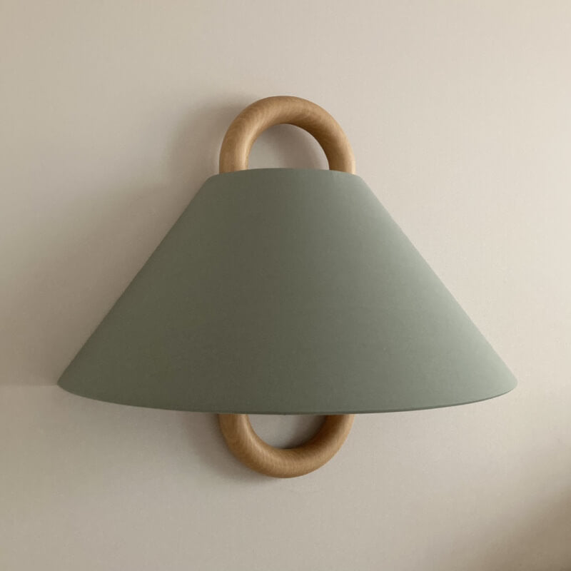 Wall Sconce Lamp Green Flat