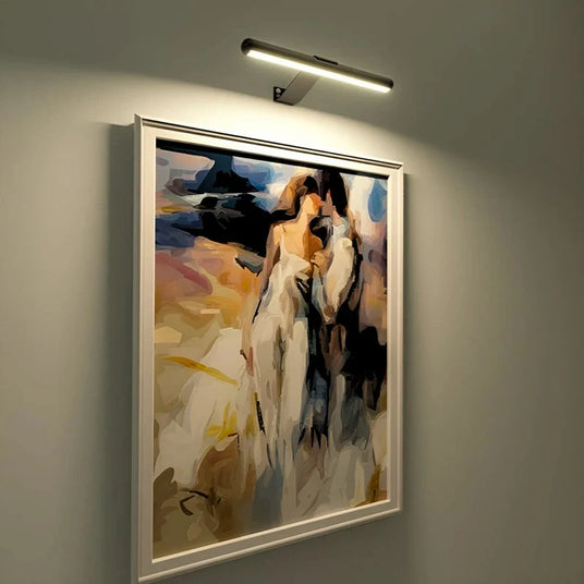Cordless wall art light lifestyle scene — GildNest UK