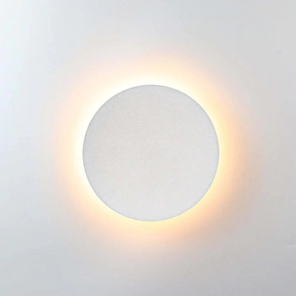 Klyne Minimalist Round/Square Outdoor Wall Lamp LED, Black/White