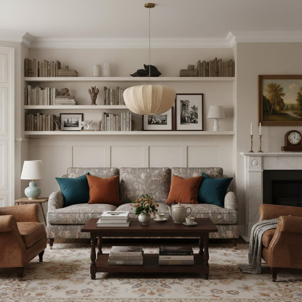 Linbron Curved Frame Pendant shade close-up