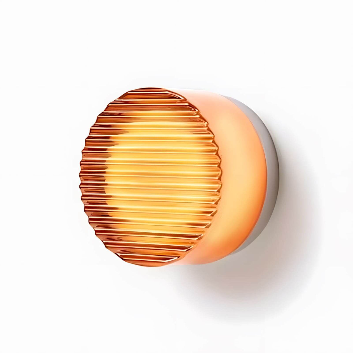 Dimple Wall Sconce Model C Amber