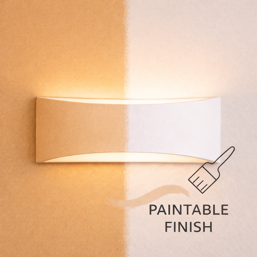 Batlow paintable plaster wall light finish — GildNest UK