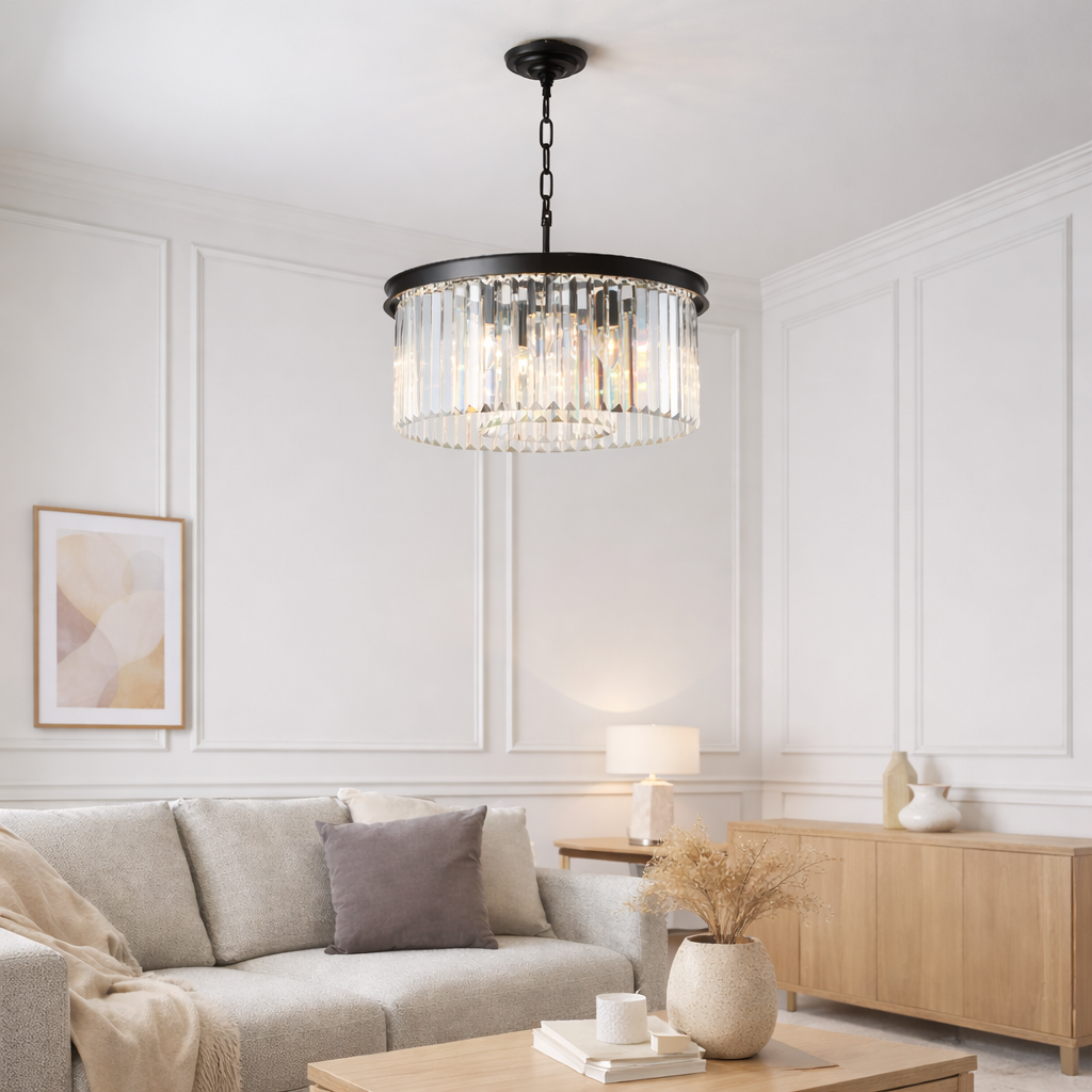 Carolina Large Crystal Chandelier Ceiling Light