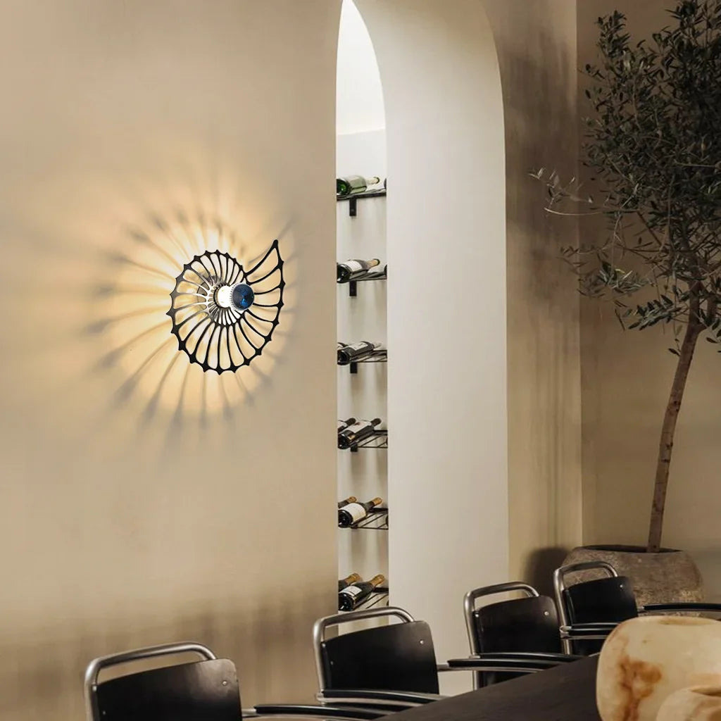 Aegir Nautilus Design Decorative LED Wall lamp
