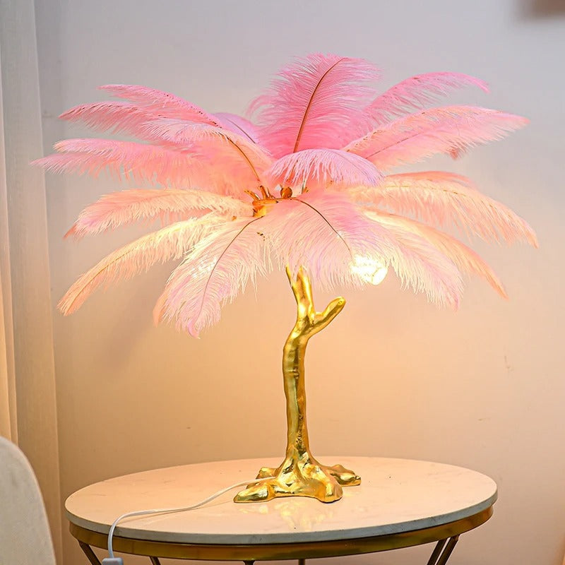 Virel Feather Floor Lamp