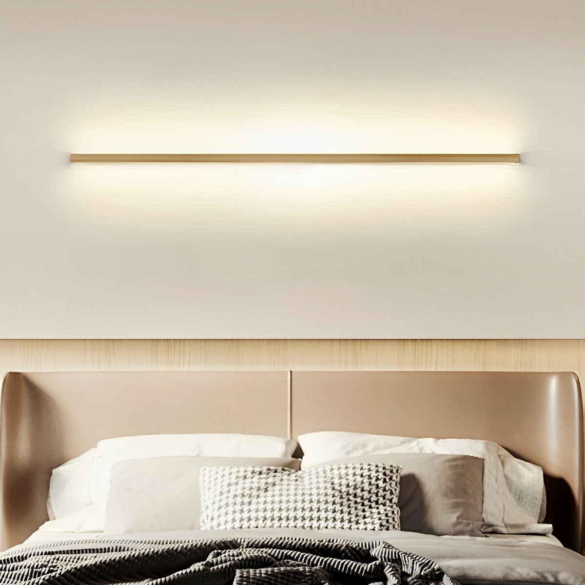 Modern Minimalist Wood Up & Down LED Wall Sconce