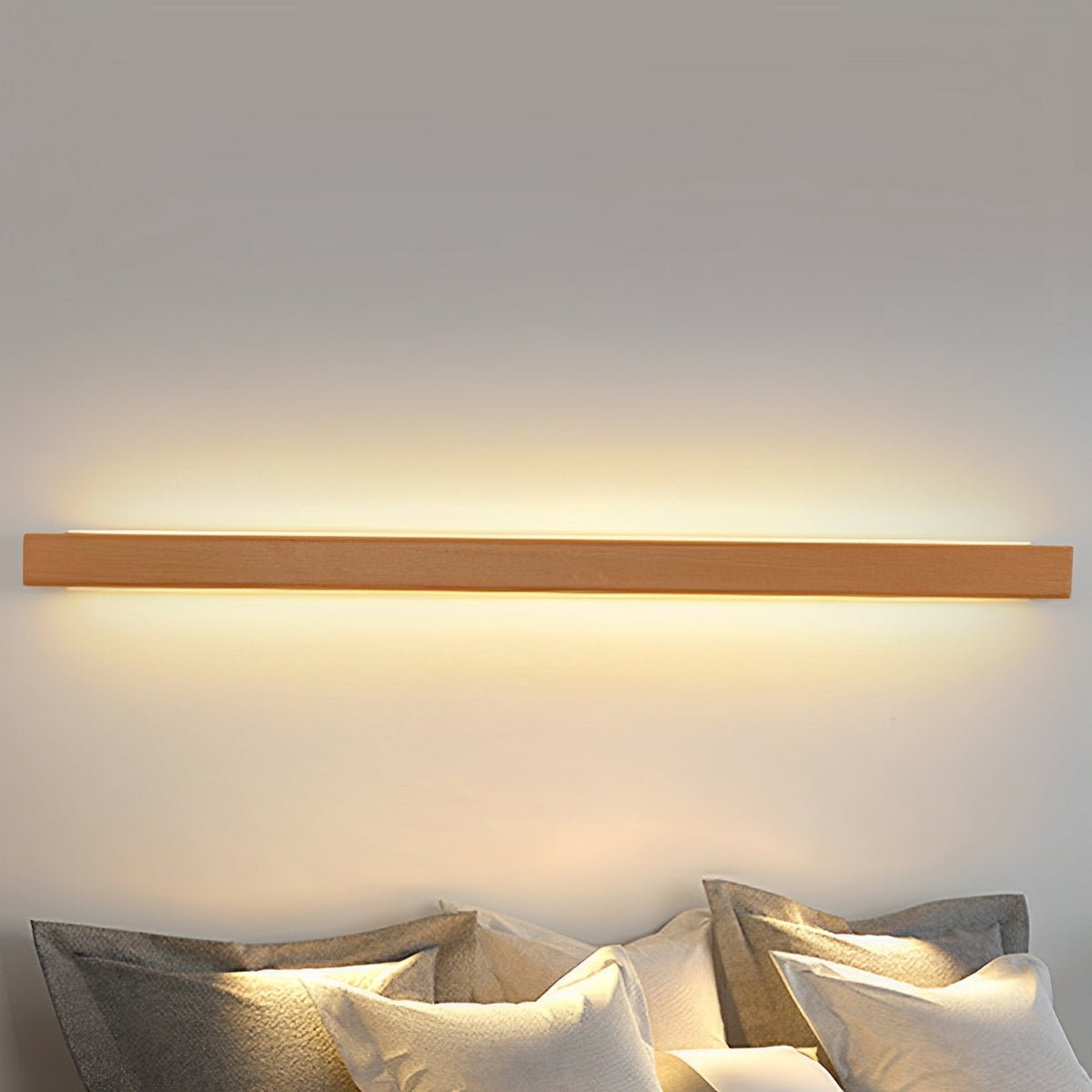 Modern Minimalist Wood Up & Down LED Wall Sconce