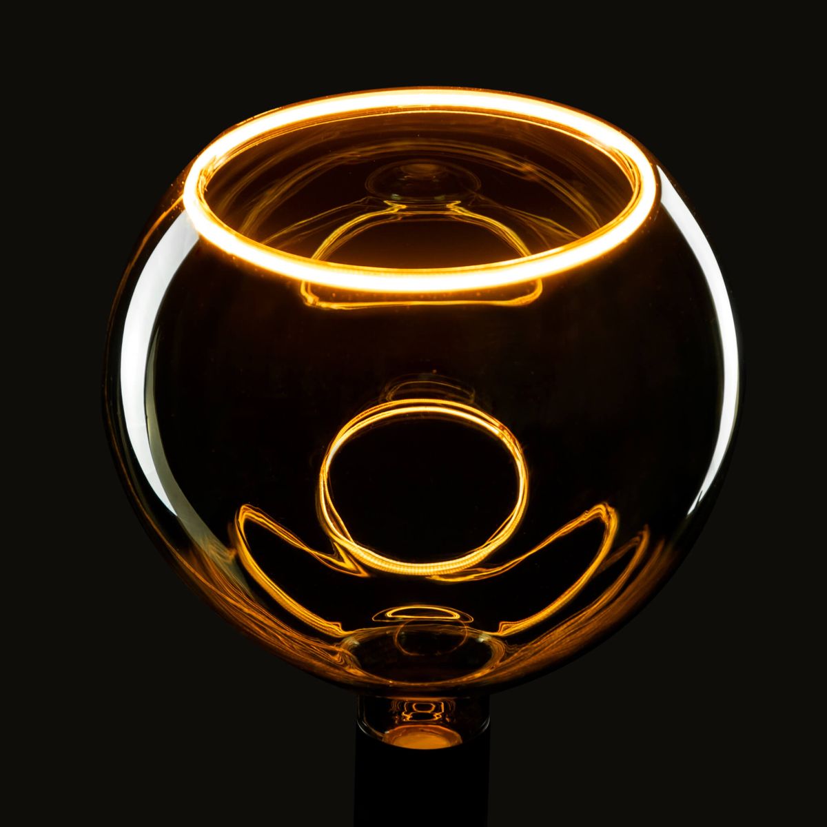 Segula Floating LED Globe E27 Smokey-Grey