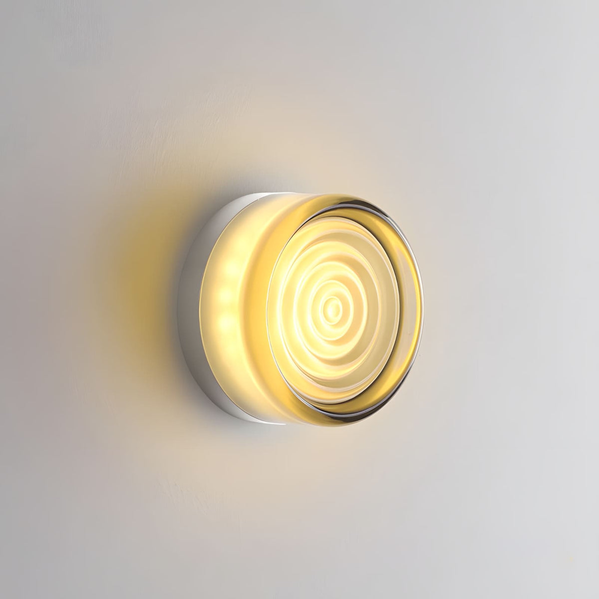 Dimple Wall Sconce Model B Smoke Gray