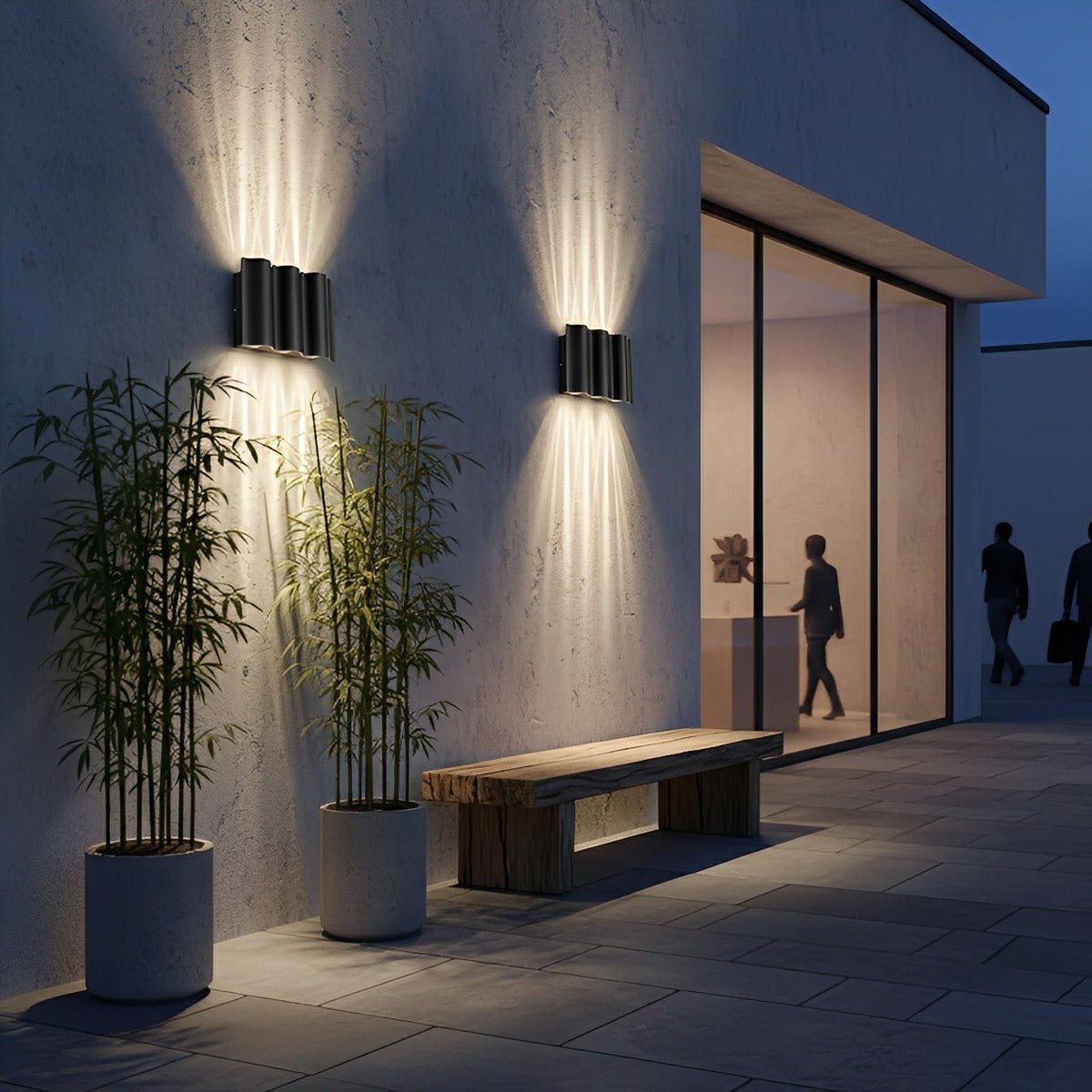 Waterproof Water Wave Up & Down Wall Sconce