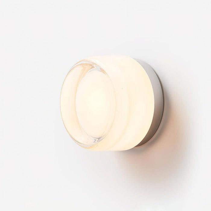 Dimple Wall Sconce Model A White