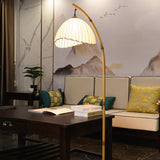 Bamboo Pole Floor Lamp detail